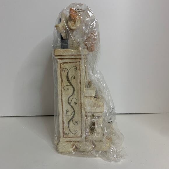David Frykman Angel on Piano Musical Figurine Oldest Angel Collection 1999 - Picture 5 of 8